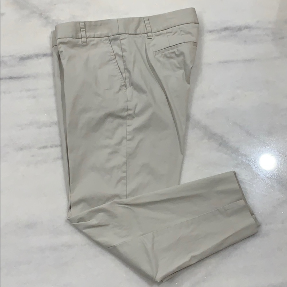 J. Crew Stone/Khaki Ankle Trousers